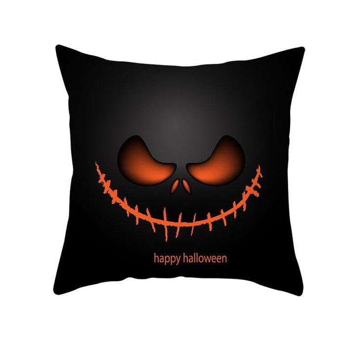 GeckoCustom Home Decor Halloween Skull Pillowcase Sofa Cover Pillow Cover Car Cushion Cover Throw Pillow Case 18x18 Inches funda de almohada 7 / 40x40cm