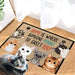 GeckoCustom Home Is Where Someone Purrs To Greet You For Cat Lover Doormat Personalized Gift N304 889522