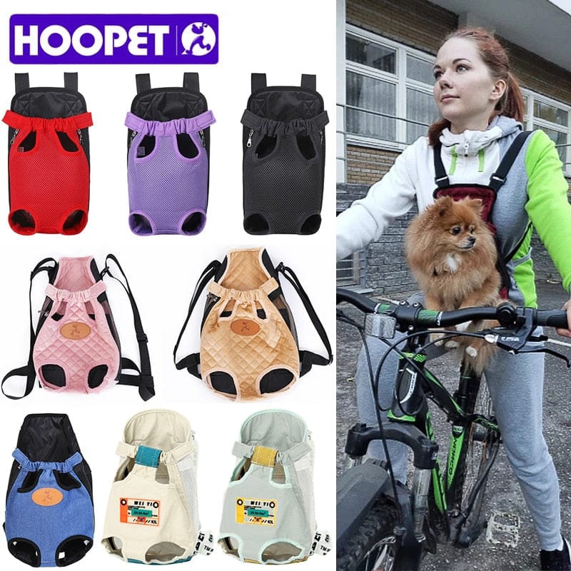 GeckoCustom HOOPET Carrier for Dogs Pet Dog Carrier Backpack Mesh Outdoor Travel Products Breathable Shoulder Handle Bags for Small Dog Cats