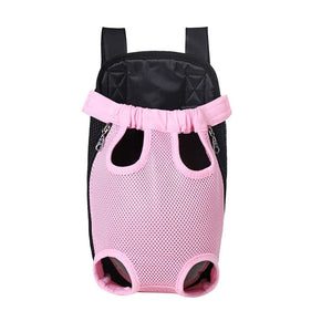 GeckoCustom HOOPET Carrier for Dogs Pet Dog Carrier Backpack Mesh Outdoor Travel Products Breathable Shoulder Handle Bags for Small Dog Cats Pink 1 / S