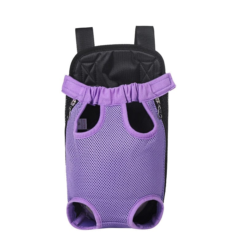 GeckoCustom HOOPET Carrier for Dogs Pet Dog Carrier Backpack Mesh Outdoor Travel Products Breathable Shoulder Handle Bags for Small Dog Cats Purple / S