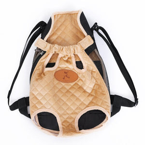GeckoCustom HOOPET Carrier for Dogs Pet Dog Carrier Backpack Mesh Outdoor Travel Products Breathable Shoulder Handle Bags for Small Dog Cats Apricot / S
