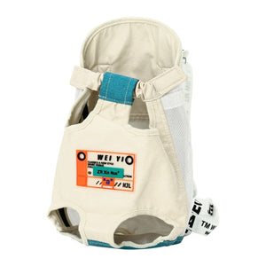 GeckoCustom HOOPET Carrier for Dogs Pet Dog Carrier Backpack Mesh Outdoor Travel Products Breathable Shoulder Handle Bags for Small Dog Cats White / S