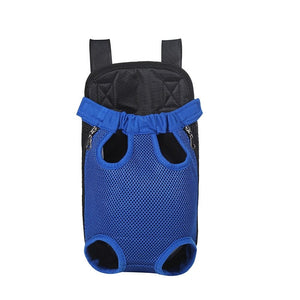 GeckoCustom HOOPET Carrier for Dogs Pet Dog Carrier Backpack Mesh Outdoor Travel Products Breathable Shoulder Handle Bags for Small Dog Cats Blue 1 / S