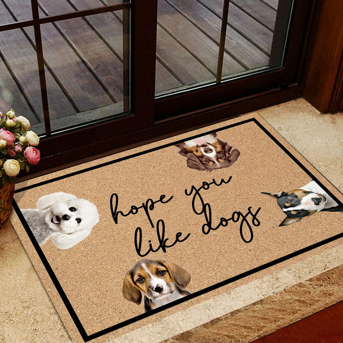 GeckoCustom Hope You Like Dogs For Dog Lovers Doormat N304 889342
