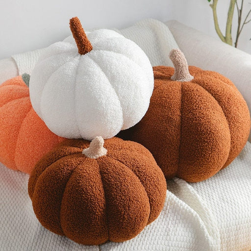 GeckoCustom Hot Sale 20cm Funny Pumpkin Plush Pillow Creative Special-shaped Sofa Cushion Halloween Decoration Cute Children Plush Toys