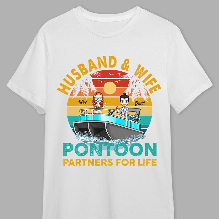 GeckoCustom Husband And Wife Travel Partners For Life Beach Shirt TA29 889643