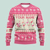 GeckoCustom I Am Dreaming Of Pink Christmas Christmas AOP Ugly Sweater T286 HN590
