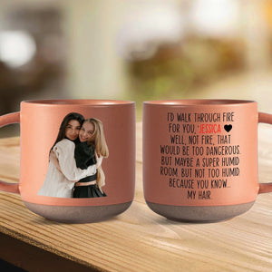 GeckoCustom I'd Punch a Bitch for You Right in the Throat Pottery Mug Friendship Gift For Besties Sister LM32 895062 12oz