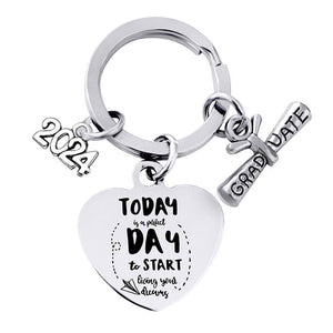 GeckoCustom I Graduation Metal Keychain T286 HN590 2023GKYC012