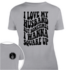 GeckoCustom I Love My Husband But Sometimes I Wanna Square Up Bright Shirt Funny Wife Shirt CH07 895030 Women Tee / Sport Grey Color / S