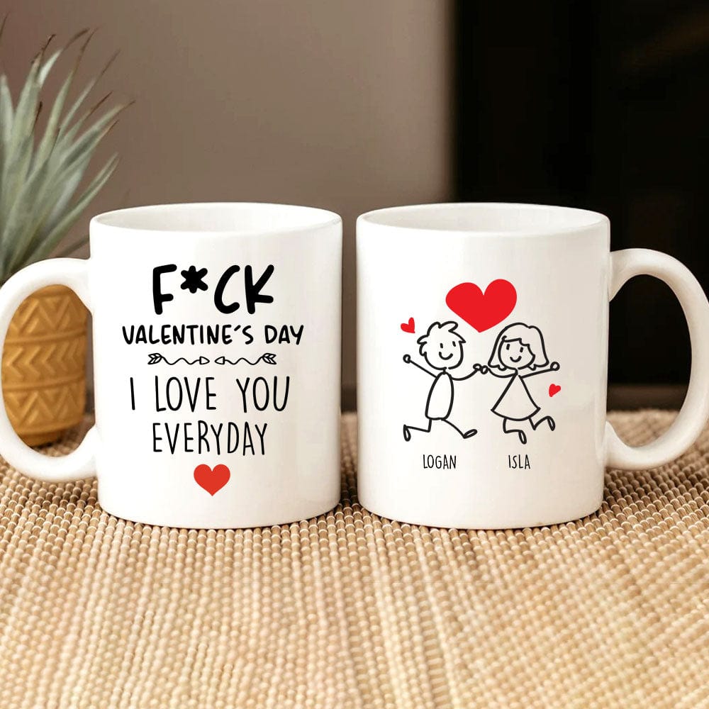 GeckoCustom I Love You Everyday Funny Valentine Mug Personalized Gift DA199 890040