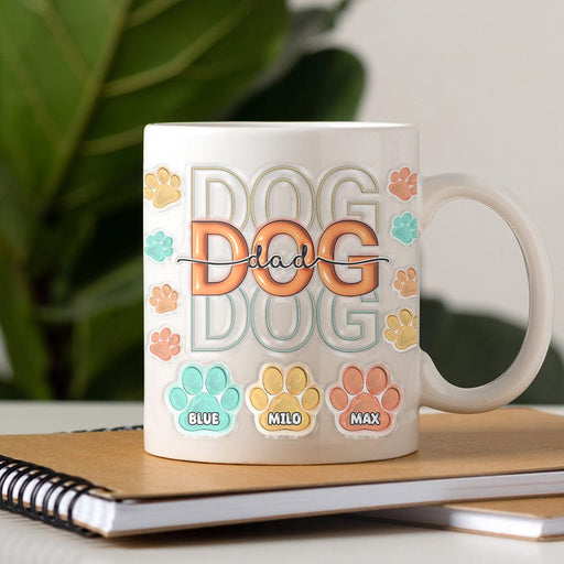 GeckoCustom I'm A Dog Lover 3D Inflated Effect Dog Mug N304 890155