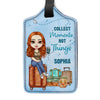 GeckoCustom I'm A Girl Who Loves Traveling For Travelers Luggage Tag Personalized Gift TA29 890282 Medium
