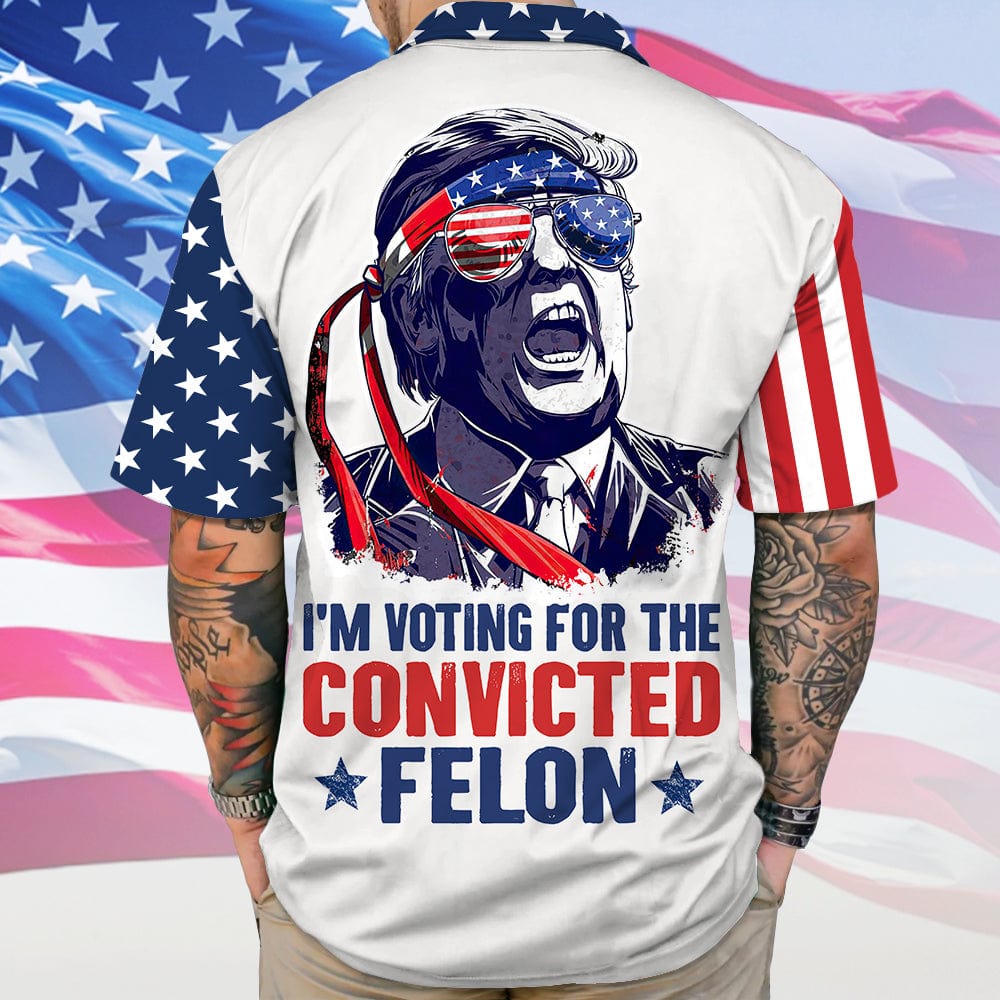 GeckoCustom I'm Voting For The Convicted Felon Hawaii Shirt HA75 890798