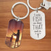 GeckoCustom I Only Fish On Days That End In “Y” Fishing Outdoor Metal Keychain HN590