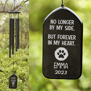 GeckoCustom If Love Could Have Saved You Memorial Wind Chimes Personalized Gift N369 889979 Solid Black - White Text