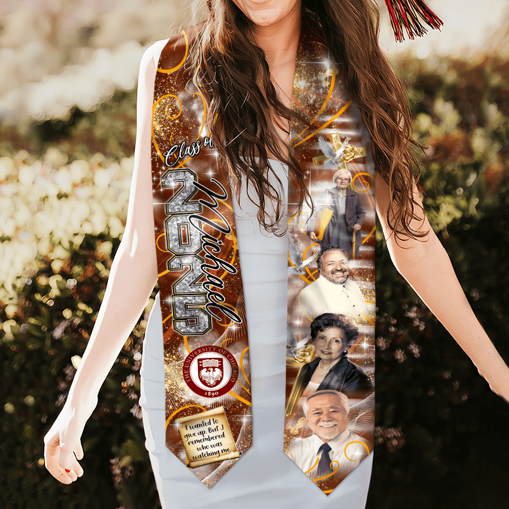 GeckoCustom In Loving Memory Graduation Sashes And Stoles N369 890136