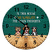 GeckoCustom In This House We Narrate The Dog Thoughts Clock Personalized Gift DA199 890230