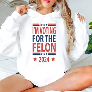 GeckoCustom Independence Day Voting For The Felon America President Trump 2024 HO82 890812