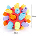 GeckoCustom Interactive Dog Puzzle Toys Encourage Natural Foraging Skills Portable Pet Snuffle Ball Red
