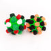 GeckoCustom Interactive Dog Puzzle Toys Encourage Natural Foraging Skills Portable Pet Snuffle Ball