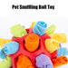 GeckoCustom Interactive Dog Puzzle Toys Encourage Natural Foraging Skills Portable Pet Snuffle Ball Toy Slow Feeder Training Educational Toy