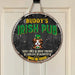 GeckoCustom Irish Pub St.Patrick's Day Dog Wooden Door Sign HN590