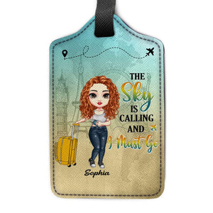 GeckoCustom Just A Girl Boy Who Loves Traveling For Travelers Luggage Tag Personalized Gift TA29 890274 Medium