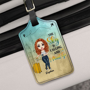 GeckoCustom Just A Girl Boy Who Loves Traveling For Travelers Luggage Tag Personalized Gift TA29 890274 Medium