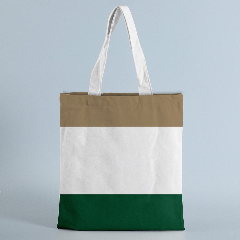 GeckoCustom Just A Girl Who Loves Dog Tote Bag For Dog Lover, HN590 13x13 in / Tan/Dark Green