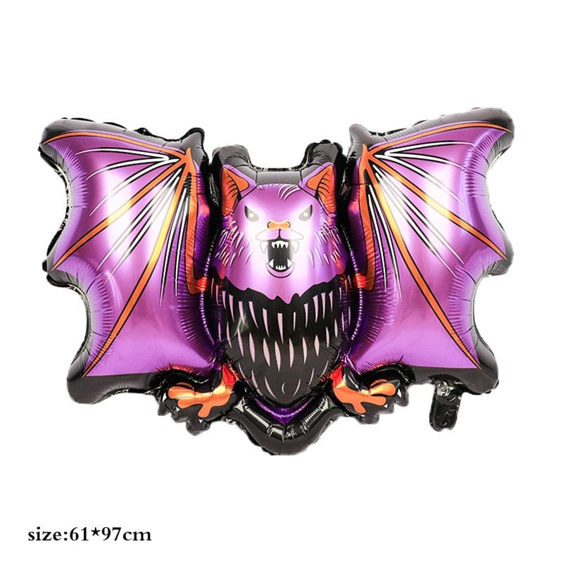 GeckoCustom Large Inflatable Ghost Tree Pumpkin Witch Balloons Halloween Spider Bat Mummy Balloon Scary Halloween Party Decoration Kids Toy Green / Other