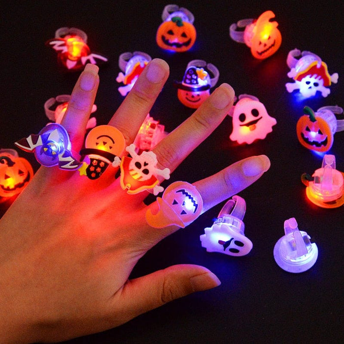 GeckoCustom LED Light Halloween Glowing Ring