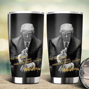 GeckoCustom Let's Make America Great Again Fat Tumbler Personalized Gift HO82 890730 20 oz