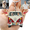 GeckoCustom License Plate Upload Images Dog Keychain, Gift For Dog Lover, Hippie Lover Gift HN590 50mm x 50mm / 1 Piece