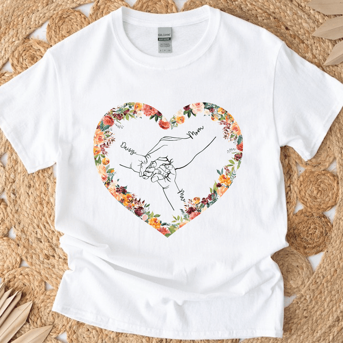 GeckoCustom Love Heart Happy Mother's Day Shirt Personalized Gift T286 890376