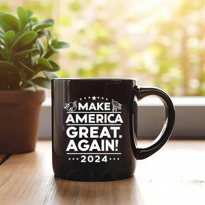 GeckoCustom Make America Great Again 2024 Black Mug HO82 890910