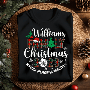 GeckoCustom Making Memories Together Family Christmas Tees Personalized Gift DA199 889942