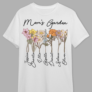 GeckoCustom Mama's Garden Mother's Day Family Shirt Personalized Gift TA29 890314 Premium Tee (Favorite) / P Light Blue / S