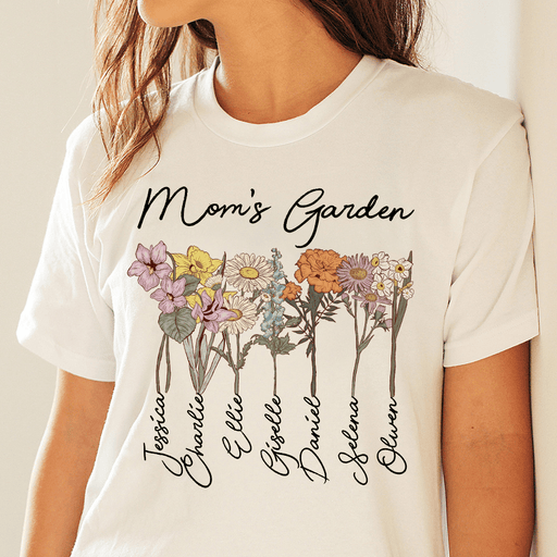 GeckoCustom Mama's Garden Mother's Day Family Shirt Personalized Gift TA29 890314