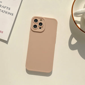 GeckoCustom Matte 12 styles soft silicone ins jane phone case for iphone 8 7 plus x xr xsmax 11 12 mini 14 pro max 13 promax shockproof capa