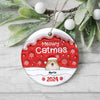 GeckoCustom Meowy Catmas Cat Personalized 3D Inflated Effect Printed Ornament N304 HA75 891476