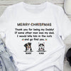 GeckoCustom Merry Christmas Thank You For Being My Daddy Bright Shirt Personalized Gift DA199 889890