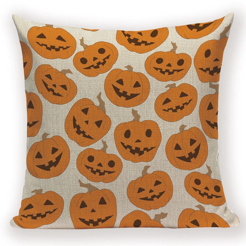GeckoCustom Merry Halloween Trick or Treat Happy Halloween Demon Creative  Festival Decor Home Adult Birthday Decoration Bed Cushion Cover