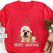 GeckoCustom Merry Woofmas Dog Lover Christmas Sweatshirt NA29 Premium Tee / P Black / S