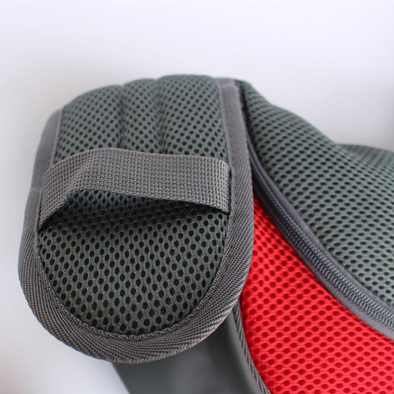 GeckoCustom Mesh Oxford Pet Outdoor Travel Pet Puppy Carrier Handbag Pouch Single Shoulder Bag Sling Mesh Comfort Travel Tote Shoulder Bag