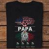 GeckoCustom Mexican Roots American Grown Tree Flag Shirt K228 888507