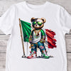 GeckoCustom Mexico Flag Teddy, Cartoon Bear, Cool Mexican Flag Bear Bright Shirt HA75 891514