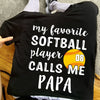 GeckoCustom My Favorite Softball Player Personalized Custom Softball Shirts C497