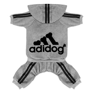 GeckoCustom New Pet Dog Clothes Spring Dog Hoodies Coat Letter Cute Small Dogs Chihuahua Pug Yorkshire Puppy Pet Hoodie Cat Clothing XXL Gray Dog Clothes / XS 0.5-1.2KG / China